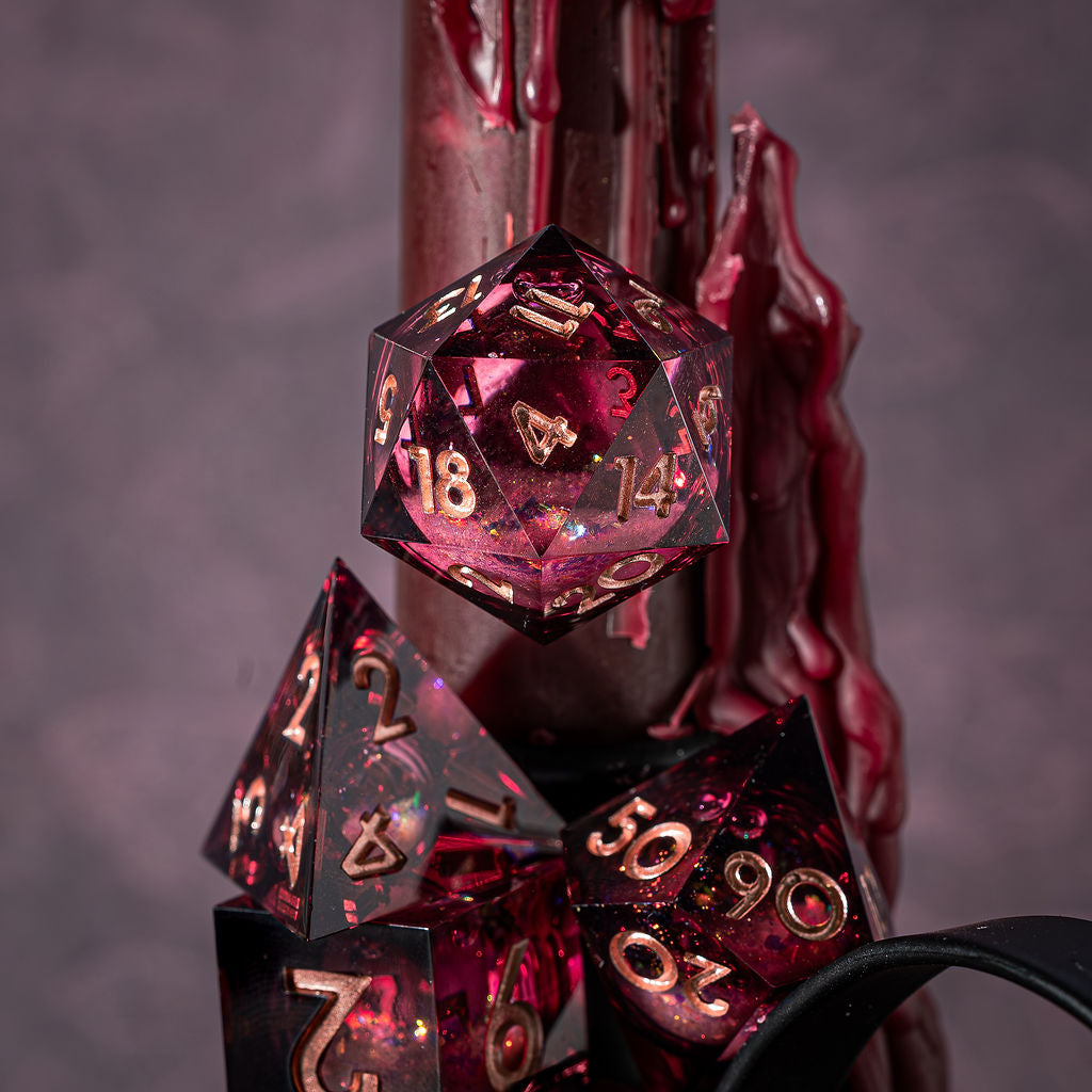 Nosferatu 7-Piece Liquid Core Dice Set - Dispel Dice - Premium DnD Dice & Accessories # #