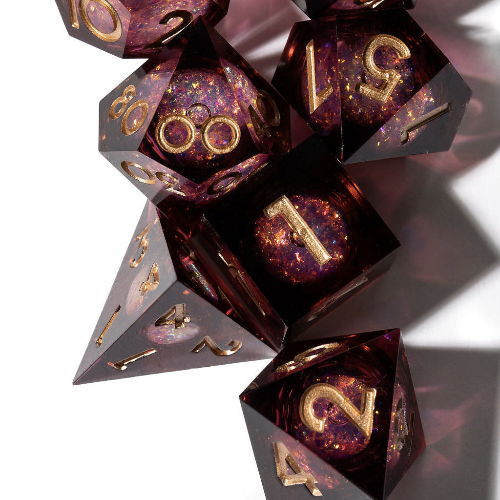Nosferatu 7-Piece Liquid Core Dice Set