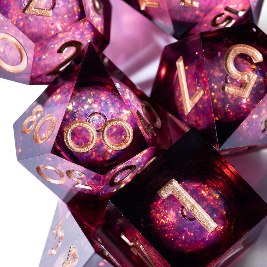 Nosferatu 7-Piece Liquid Core Dice Set