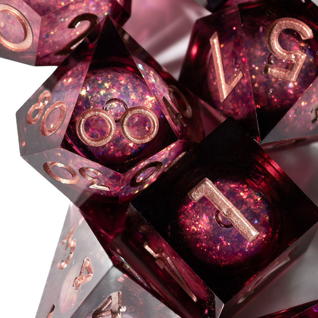 Nosferatu 7-Piece Liquid Core Dice Set - Dispel Dice - Premium DnD Dice & Accessories # #