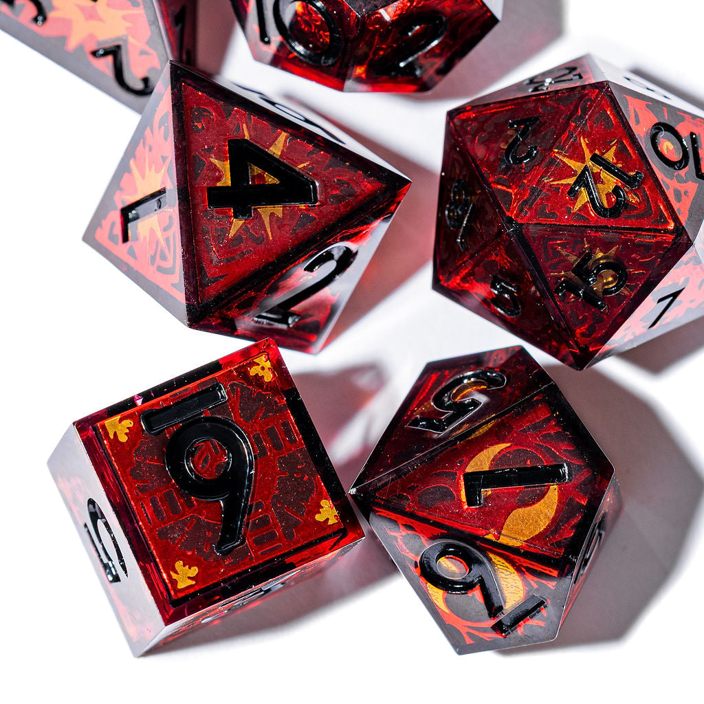 Curse of the Vampire 7-Piece Iconic Dice Set