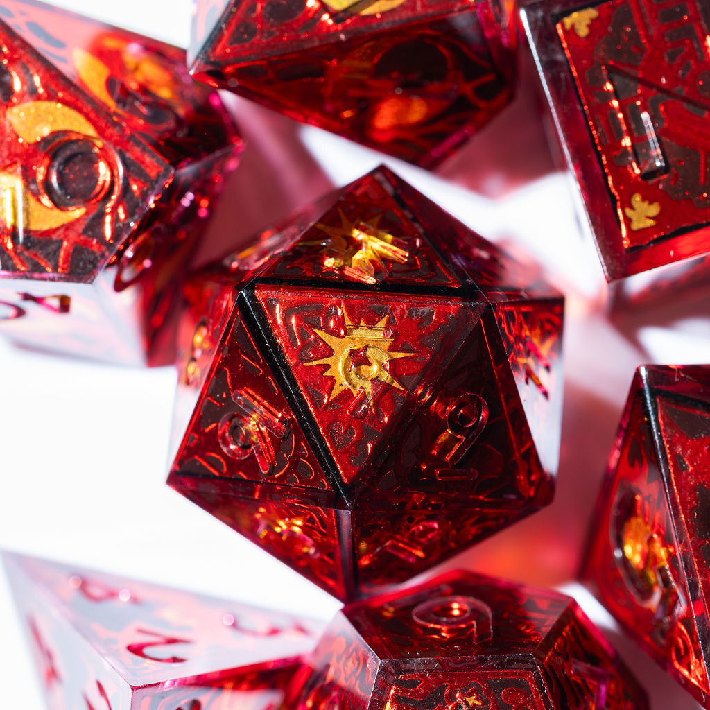 Curse of the Vampire 7-Piece Iconic Dice Set