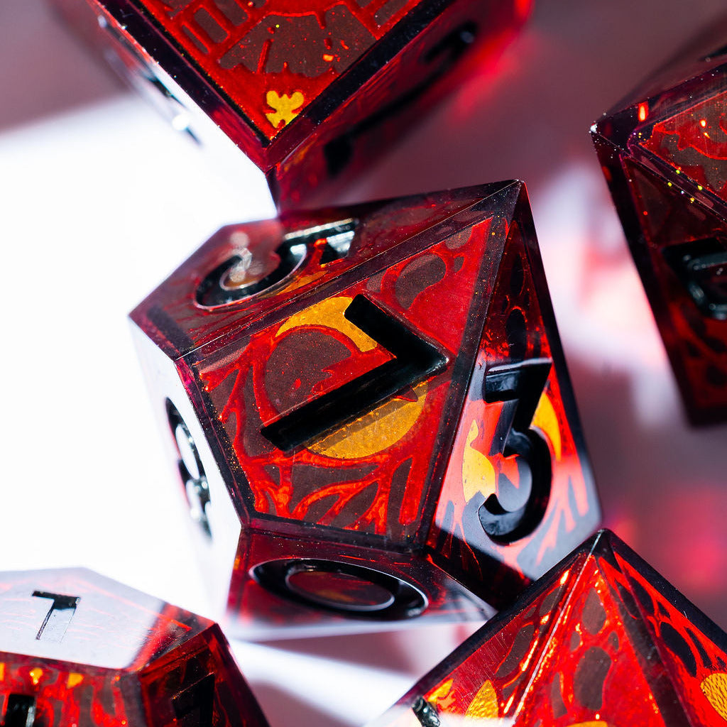 Curse of the Vampire 7-Piece Iconic Dice Set