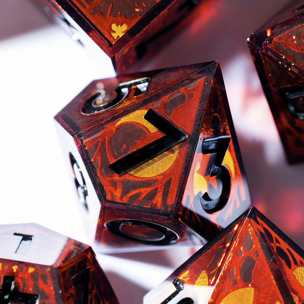 Curse of the Vampire 7-Piece Iconic Dice Set