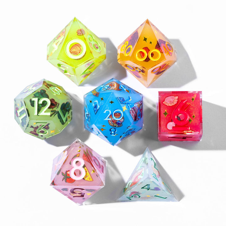 Delicious in Dungeon 7-Piece Iconic Dice Set