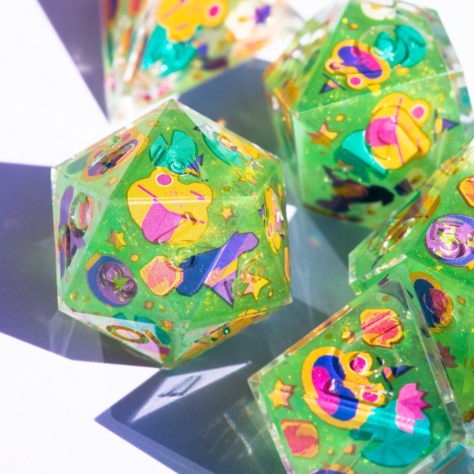 High Rollers The Clever Toad DnD Dice Set | Dispel Dice®