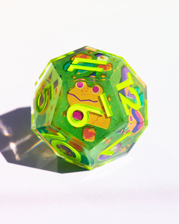 High Rollers x Dispel "The Clever Toad" 7-Piece Iconic Dice Set