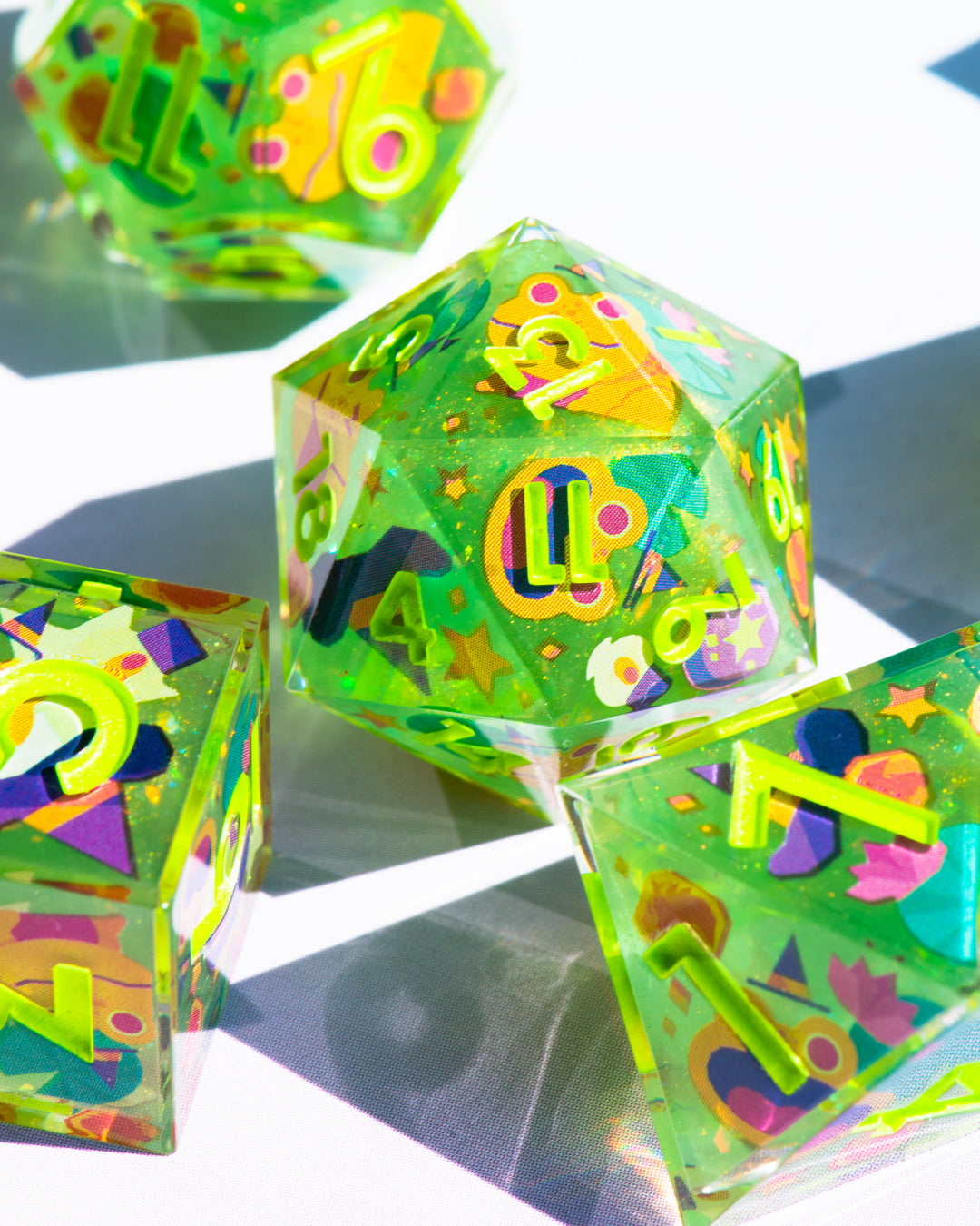 High Rollers x Dispel "The Clever Toad" 7-Piece Iconic Dice Set