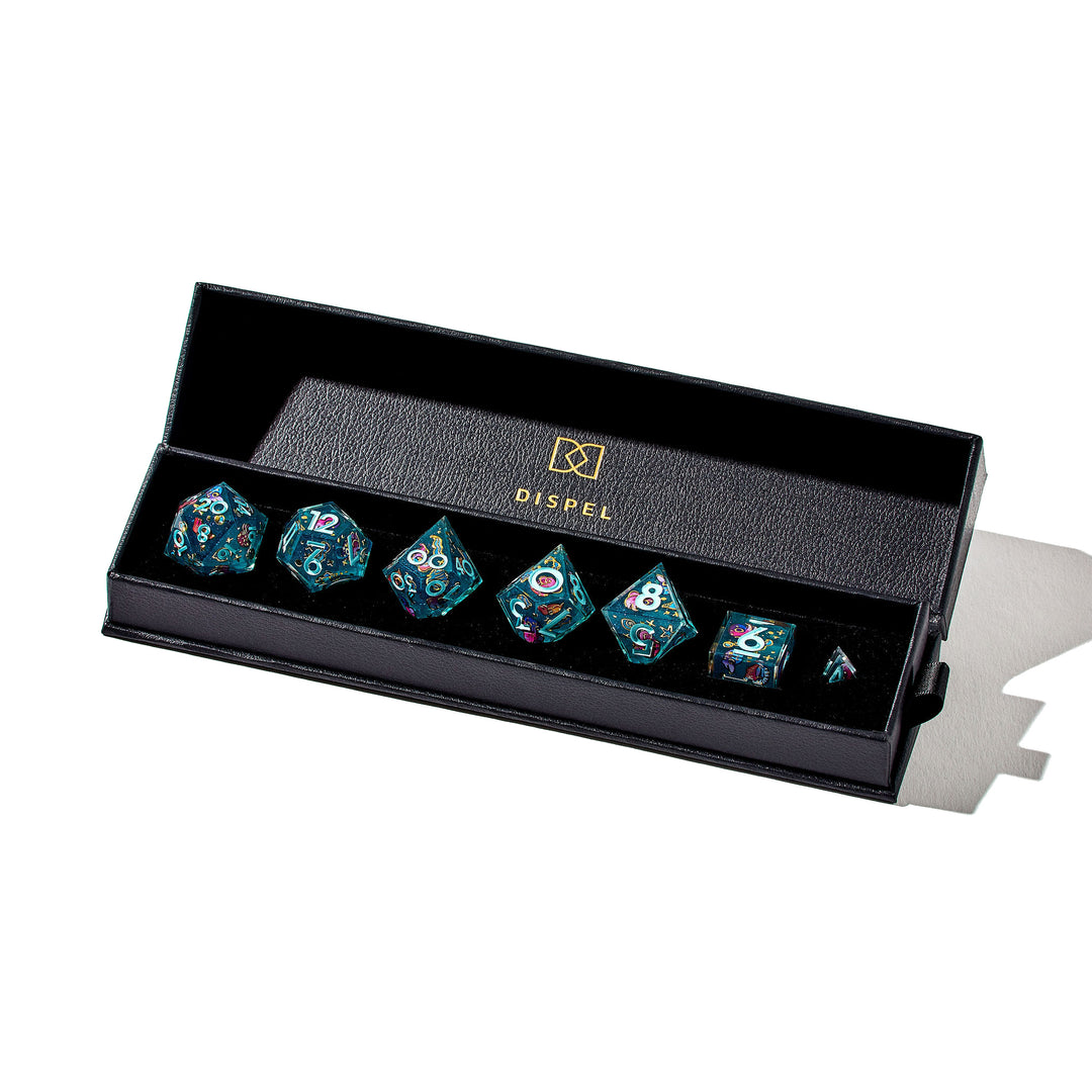Cephalopods 7-Piece Iconic Dice Set