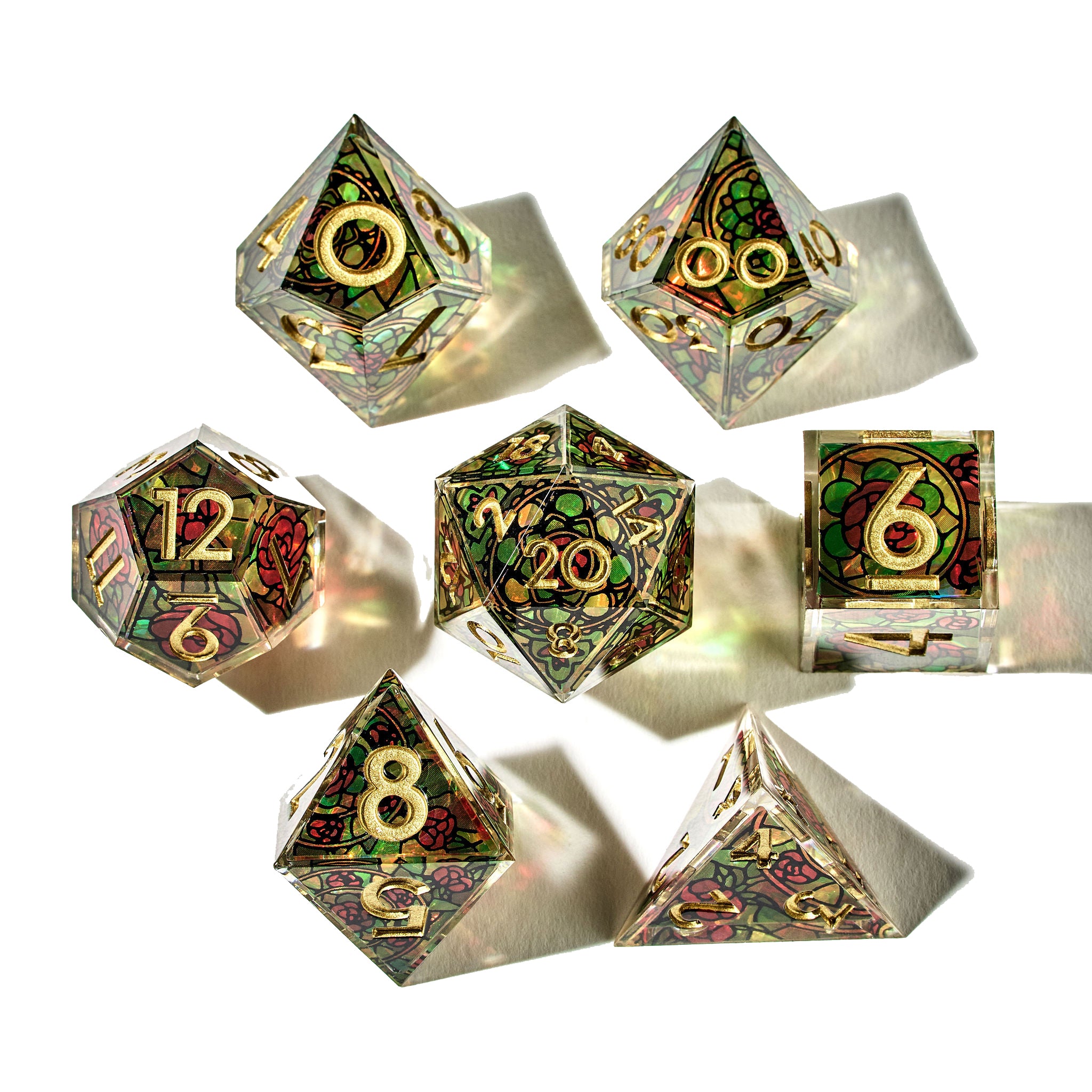 Rosewindow 7-Piece Iconic Dice Set