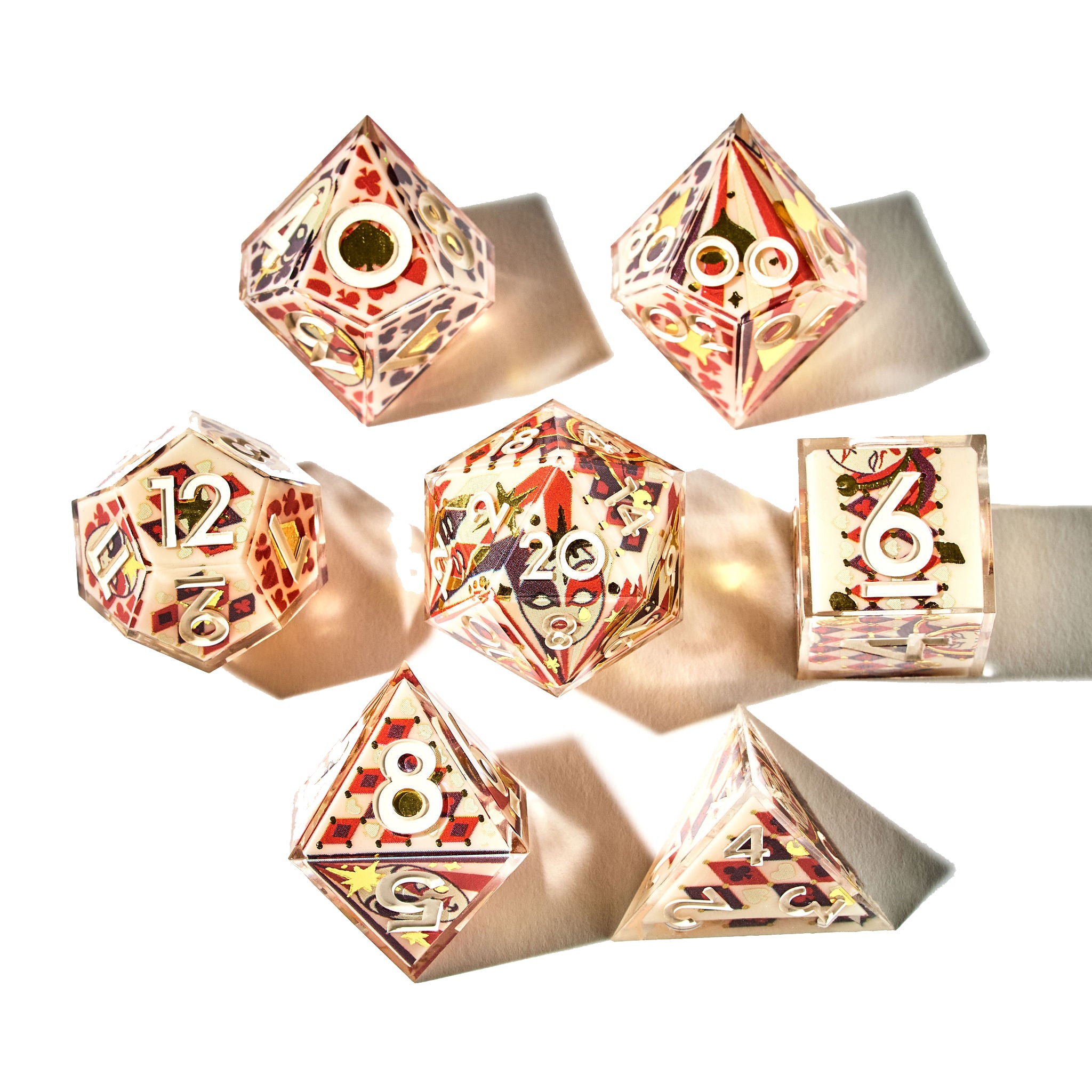 Harlequin 7-Piece Iconic Dice Set