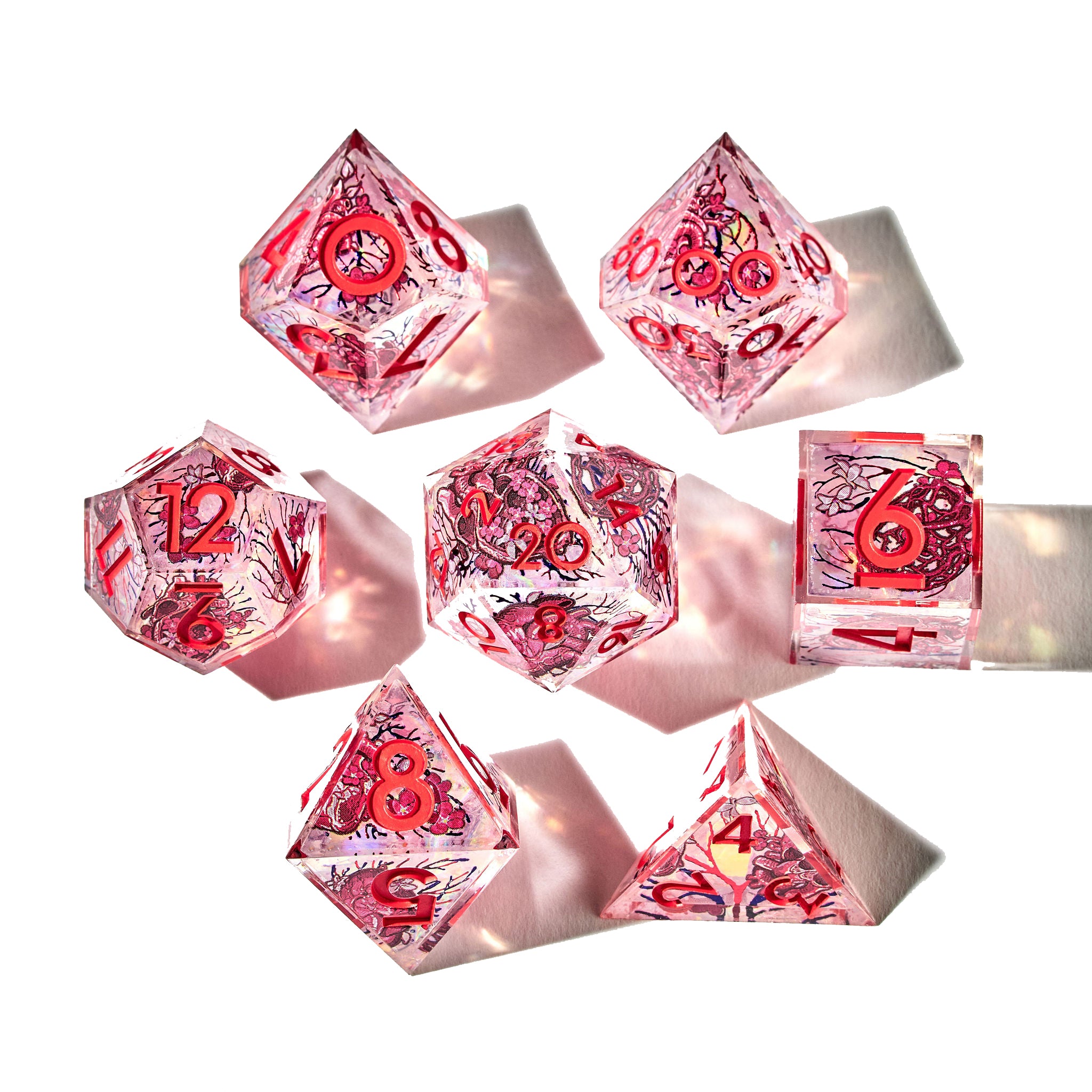 Heartbloom 7-Piece Iconic Dice Set
