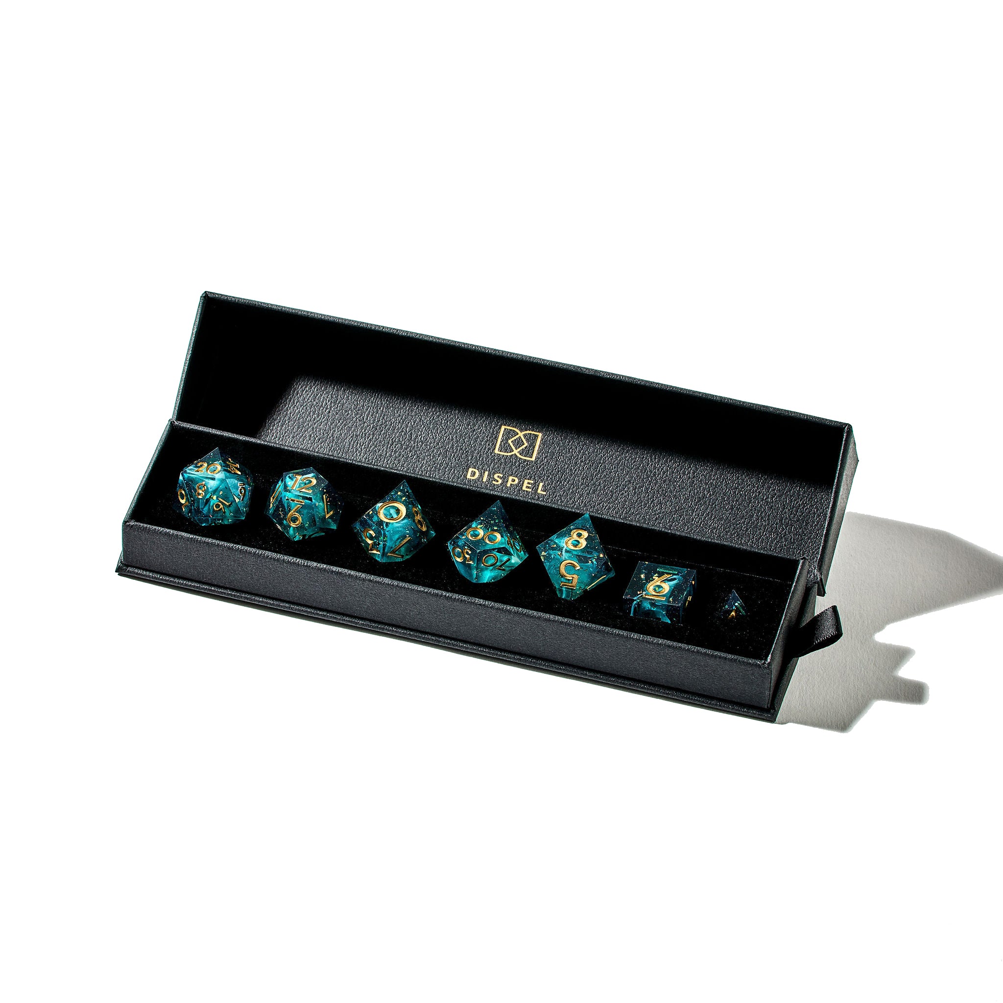 Seafoam 7-Piece Polyhedral Dice Set