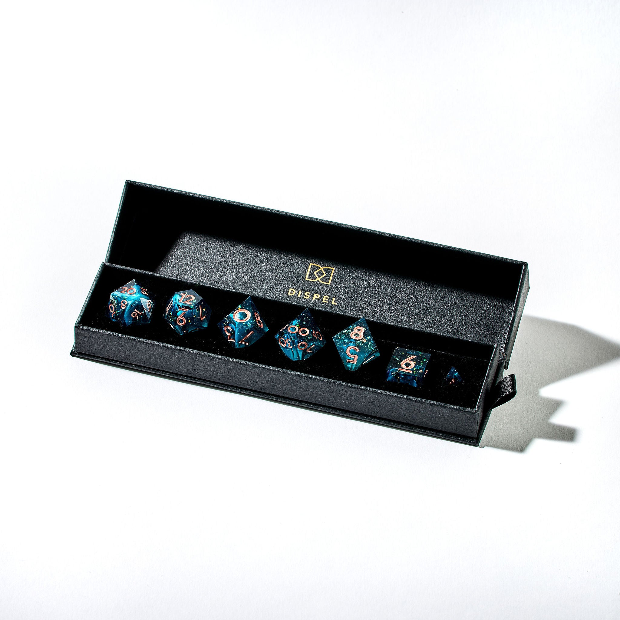 Seashore 7-Piece Polyhedral Dice Set