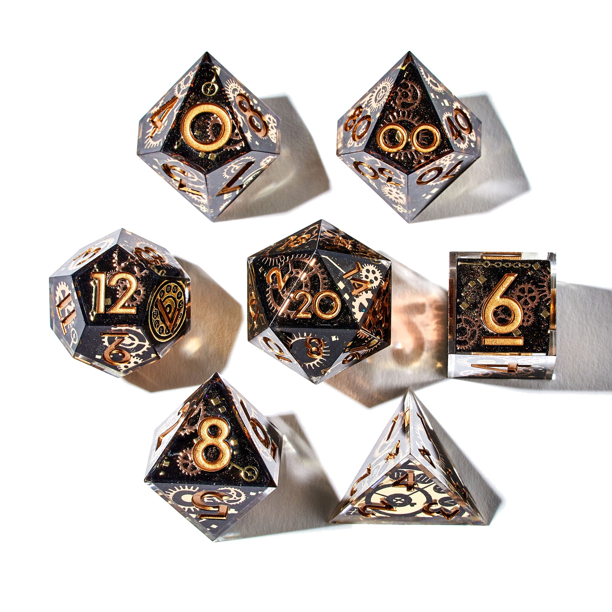 Borrowed Time 7pc. DnD Dice Set | Dispel - Premium Gaming Dice