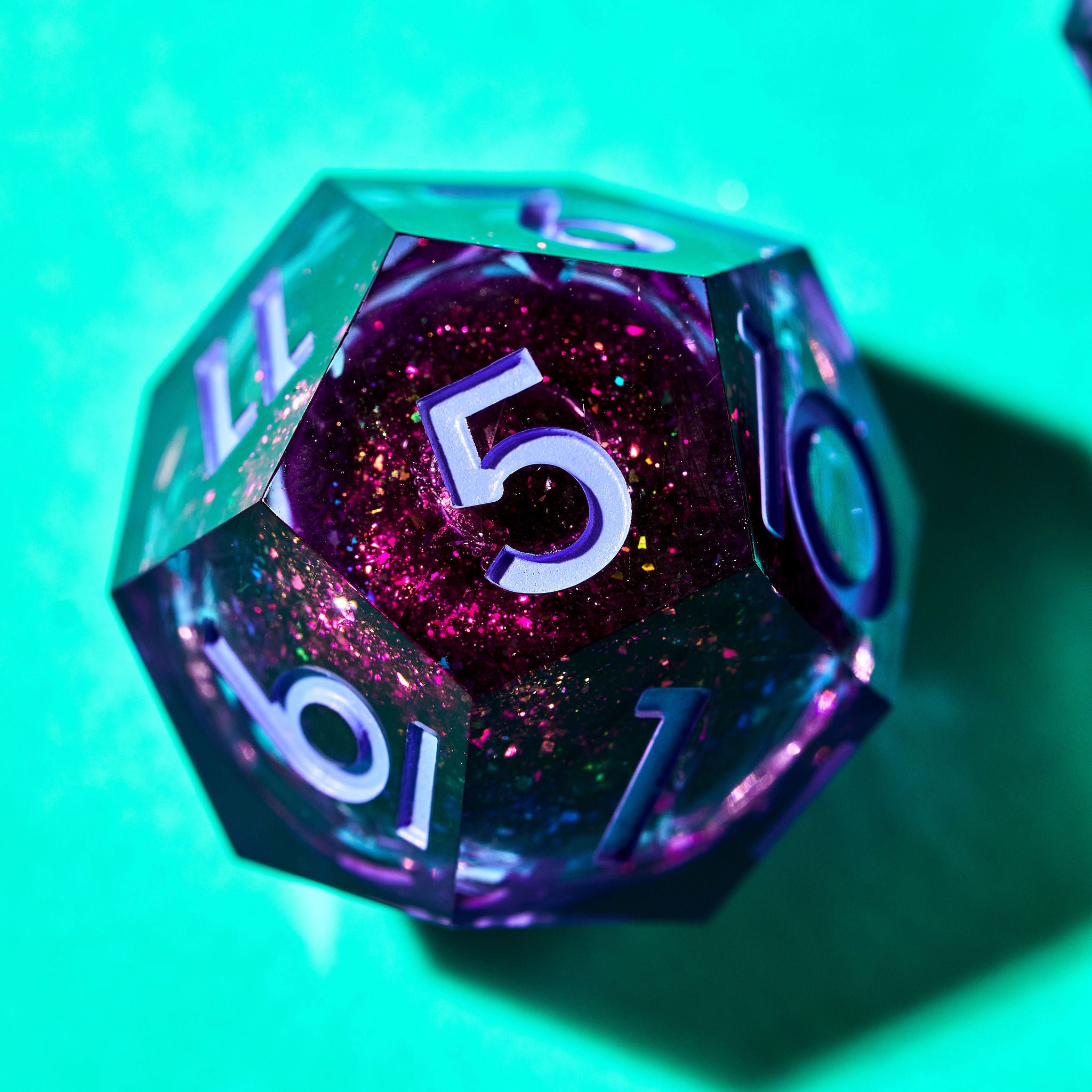 Questionable Potions 7-Piece Liquid Core Dice Set