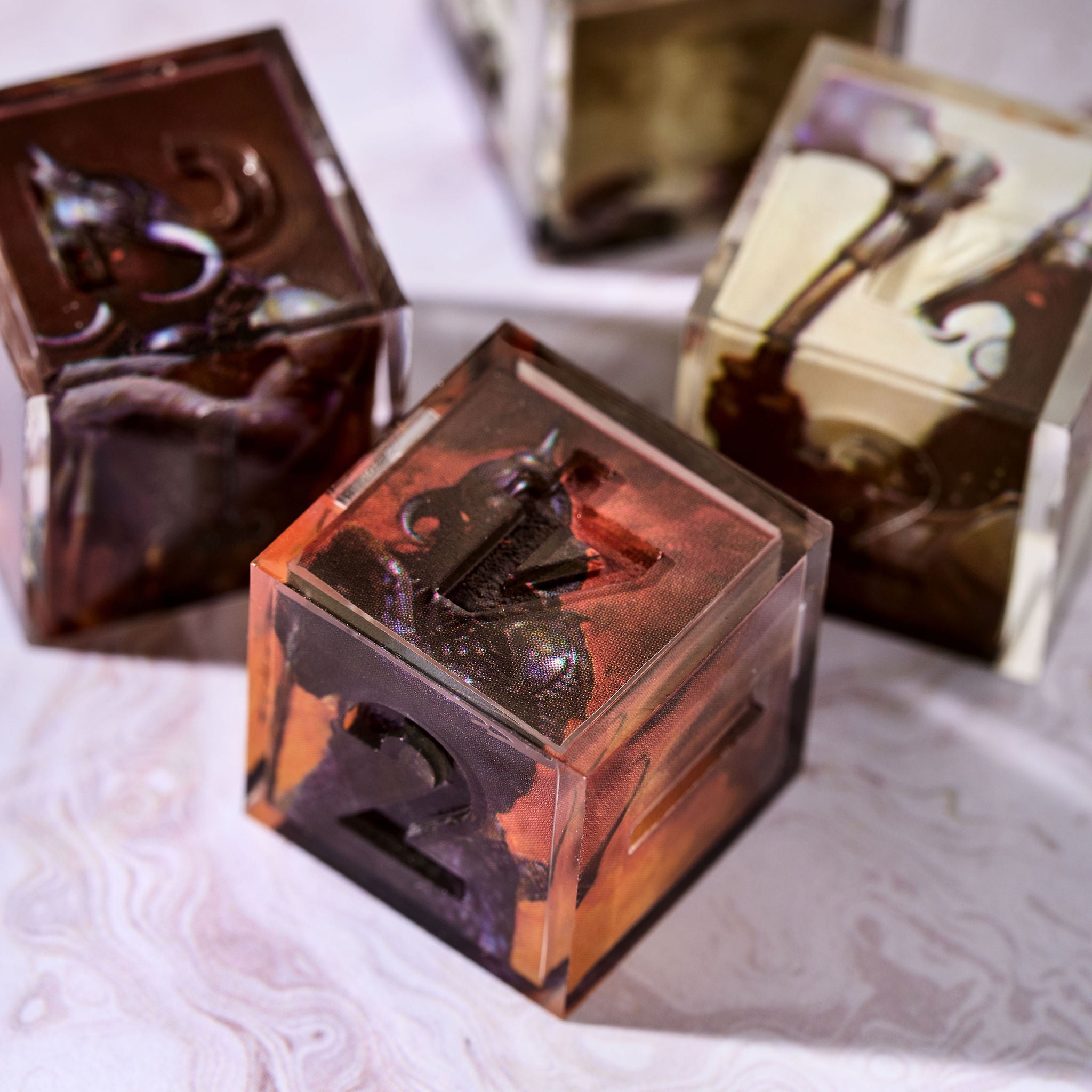 Frazetta x Dispel Death Dealer 4-Piece Iconic D6 Dice Set