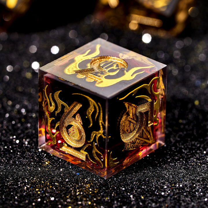 Quest's End x Dispel "Dragon Bones" 7-Piece Iconic Dice Set