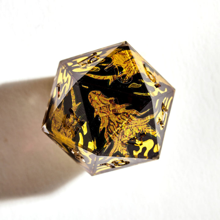 Quest's End x Dispel "Dragon Bones" 7-Piece Iconic Dice Set