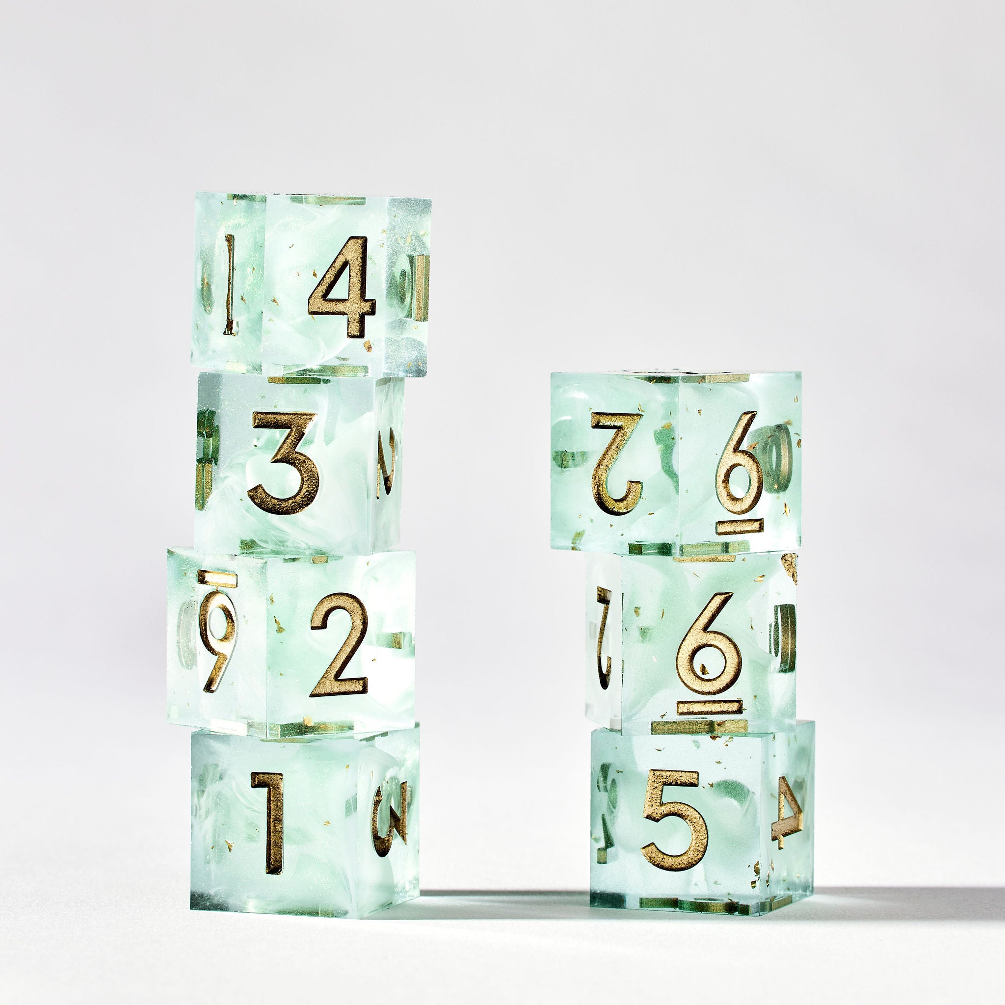 Cloudscape 7-Piece Polyhedral Dice Set - Dispel Dice - Premium DnD Dice & Accessories