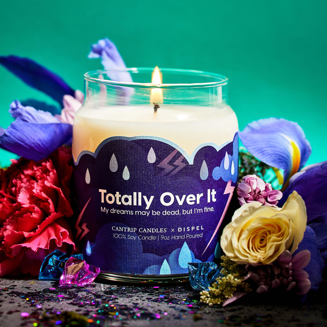 Dispel Dice x Cantrip Candles "Totally Over It" Scented Soy Candle (9 oz.)