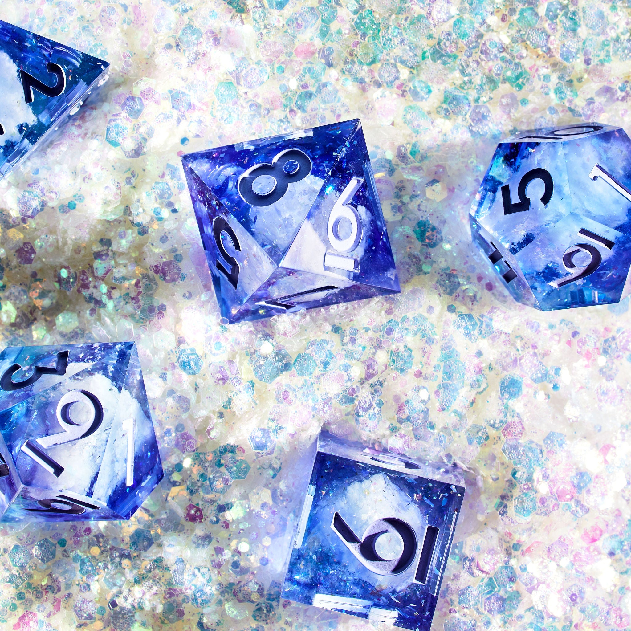 Twilight Dreams 7-Piece Dice Polyhedral Set - Dispel Dice - Premium DnD Dice & Accessories