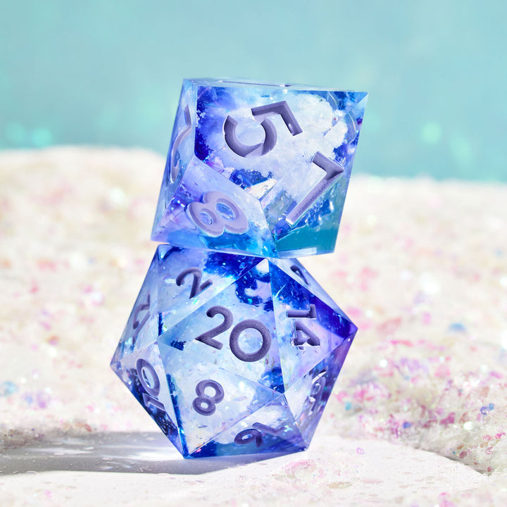 Twilight Dreams 7-Piece Dice Polyhedral Set - Dispel Dice - Premium DnD Dice & Accessories