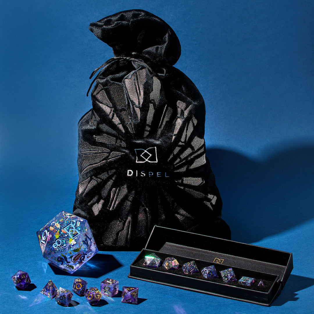 Limited Edition "Heart of Glass" Lucky Bag - Dispel Dice - Premium DnD Dice & Accessories