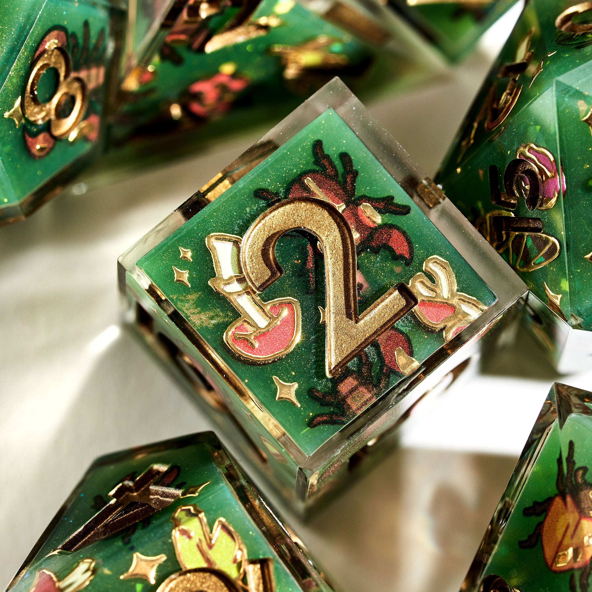 Creepy Crawlies Iconic 7-Piece Dice Set | Dispel Dice - Premium Gaming Goods