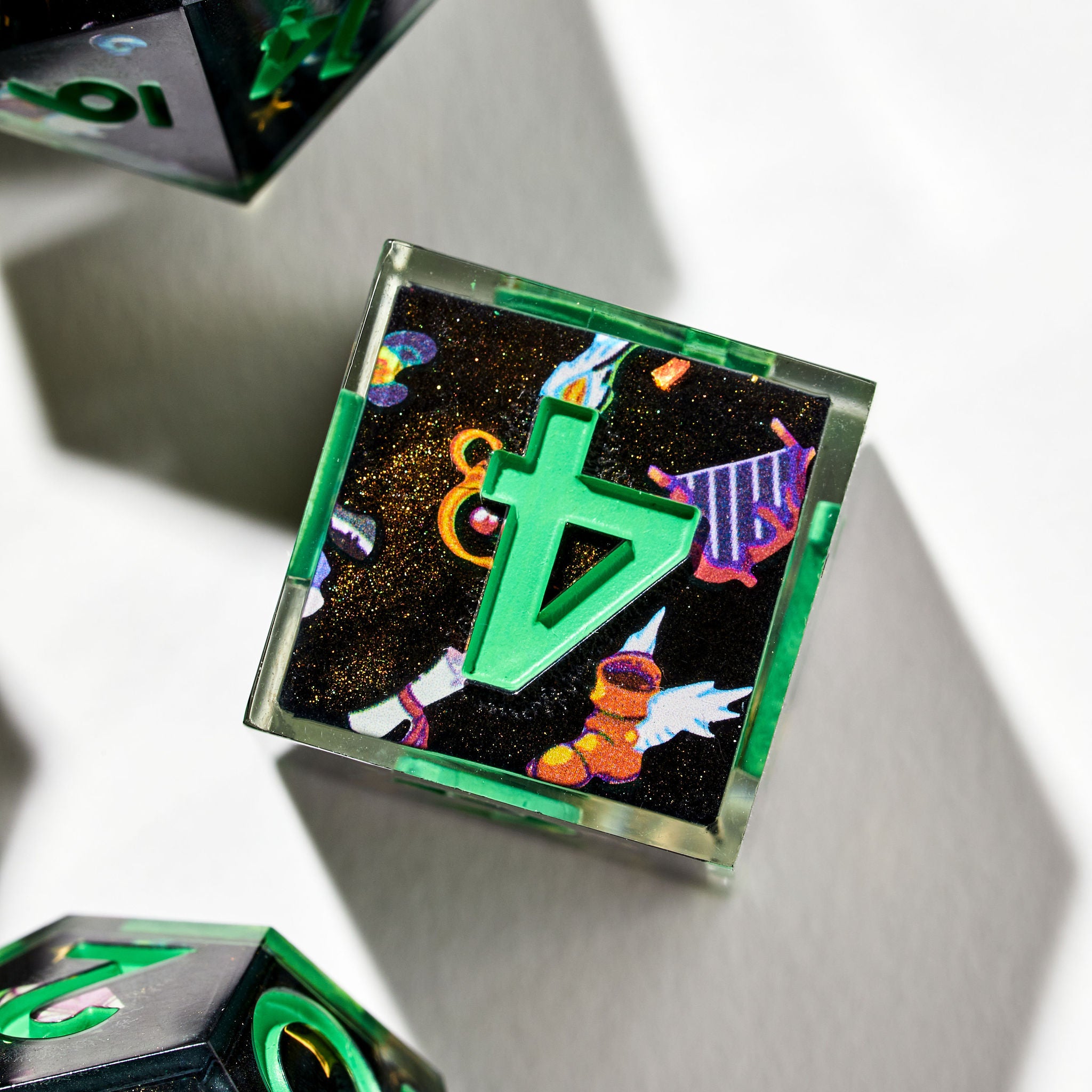 "Healer" RPG-inspired Iconic 7-Piece Dice Set - Dispel Dice - Premium DnD Dice & Accessories