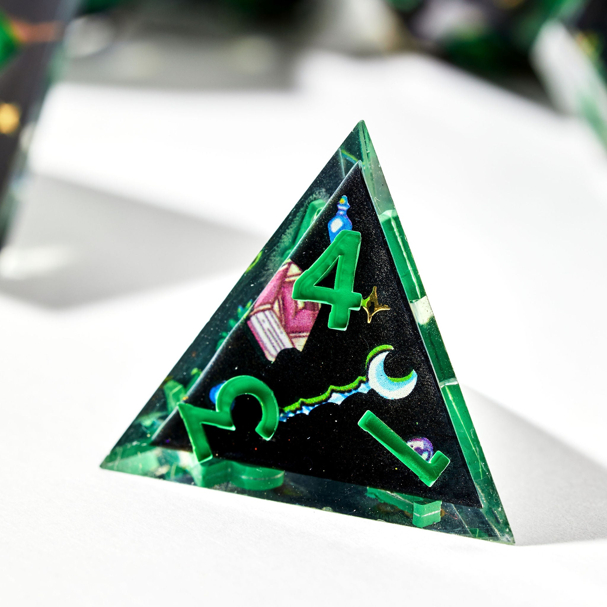 "Healer" RPG-inspired Iconic 7-Piece Dice Set - Dispel Dice - Premium DnD Dice & Accessories