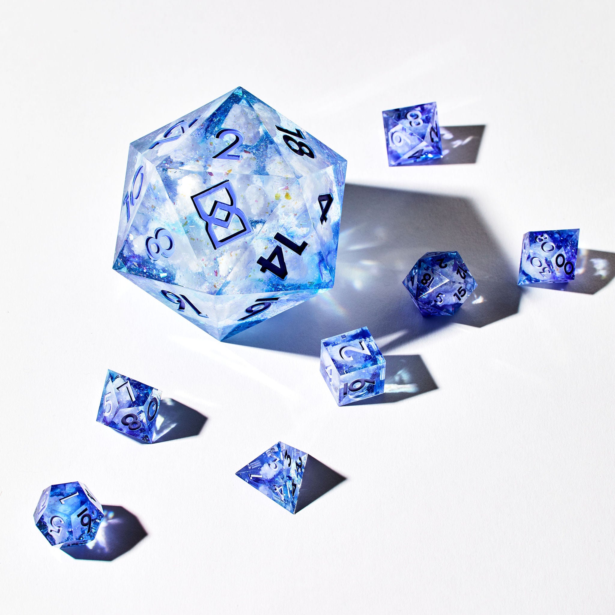 Twilight Dreams 7-Piece Dice Polyhedral Set - Dispel Dice - Premium DnD Dice & Accessories