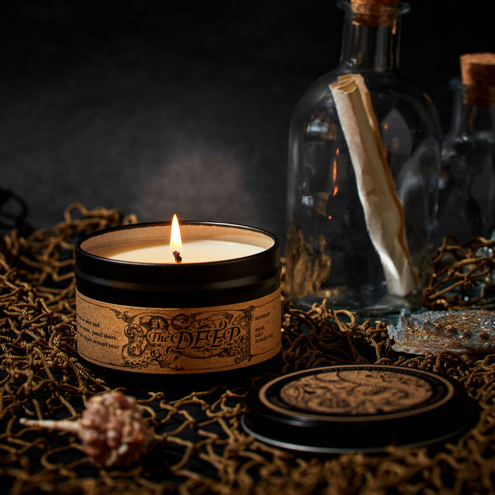 Dispel Dice x Cantrip Candles "The Deep" Scented Soy Candle (12 oz.) - Dispel Dice - Premium DnD Dice & Accessories