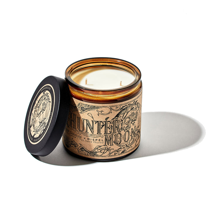 Dispel Dice x Cantrip Candles "Hunter's Moon" Scented Soy Candle (12 oz.)