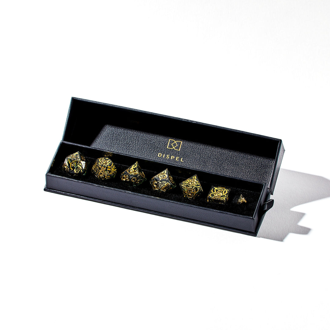 Emerald Grove Iconic 7-Piece Dice Set