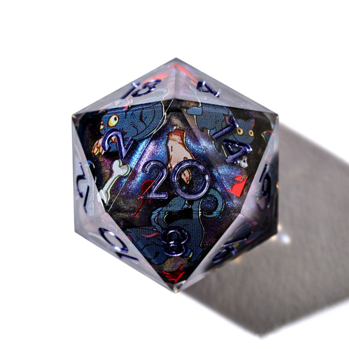Tentacle Kitten 7-Piece Iconic Dice Set