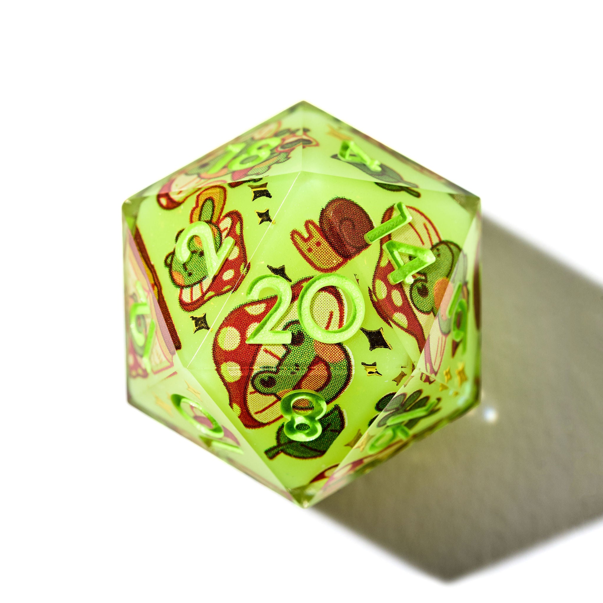 Toadstool Frogs 7-Piece Iconic Dice Set