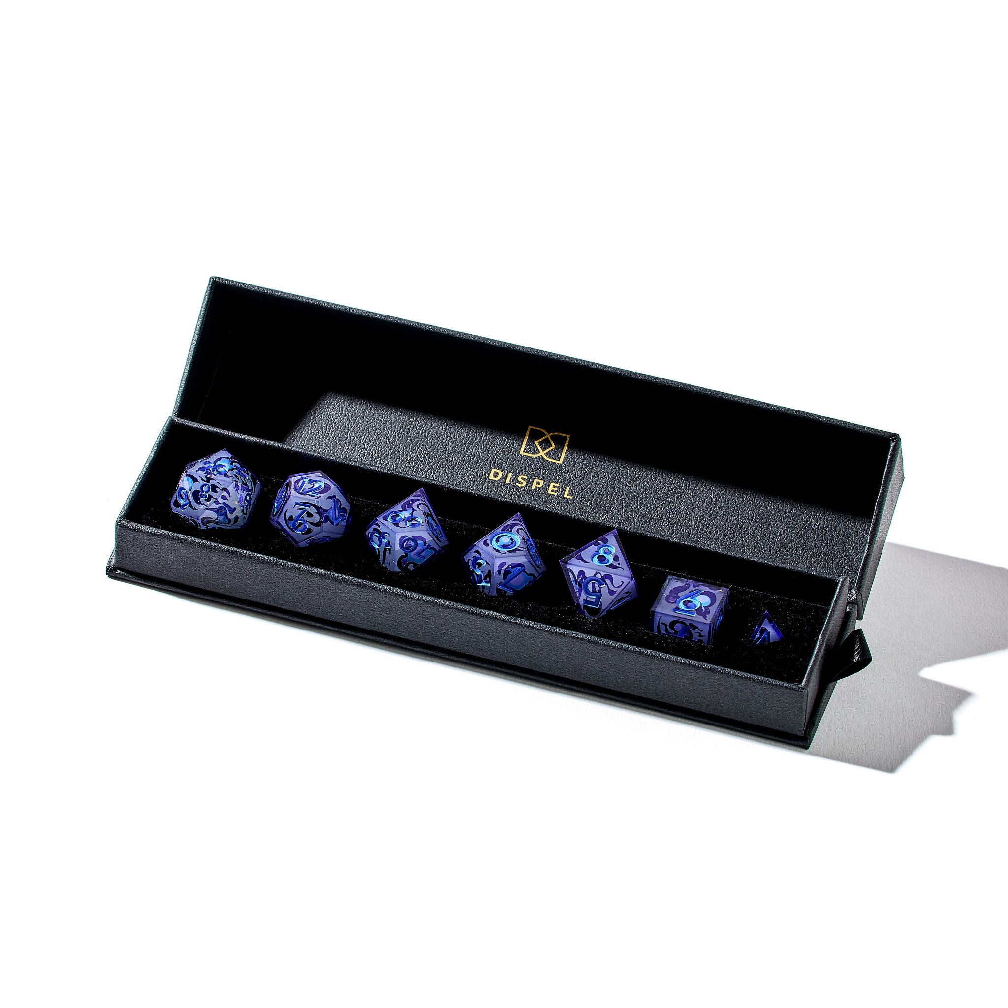 Will-O-Wisps 7-Piece Glow-in-the-Dark Iconic Dice Set