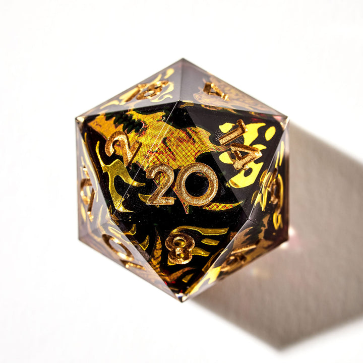 Quest's End x Dispel "Dragon Bones" 7-Piece Iconic Dice Set