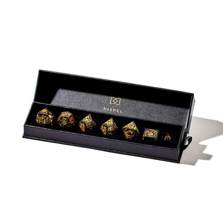 Quest's End x Dispel "Dragon Bones" 7-Piece Iconic Dice Set