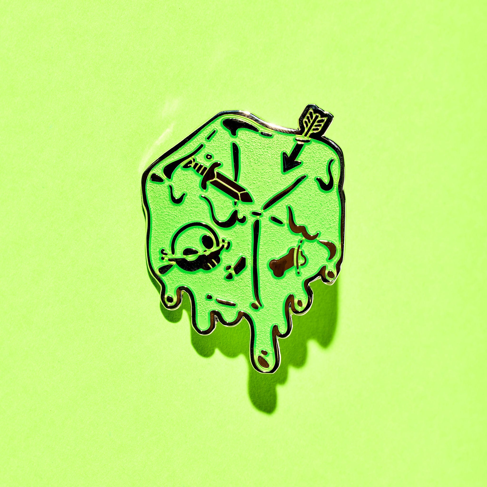 Death by Ooze Enamel Pin