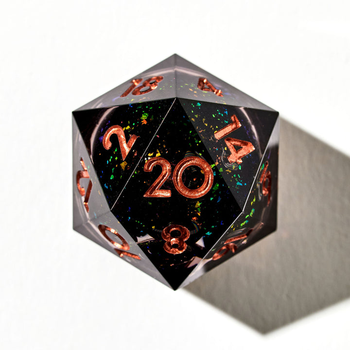 Midnight Dance 7-Piece Liquid Core Dice Set