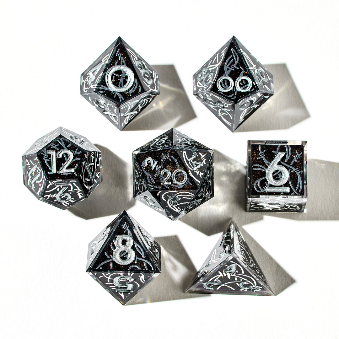 Do Not Cross 7-Piece Iconic Dice Set