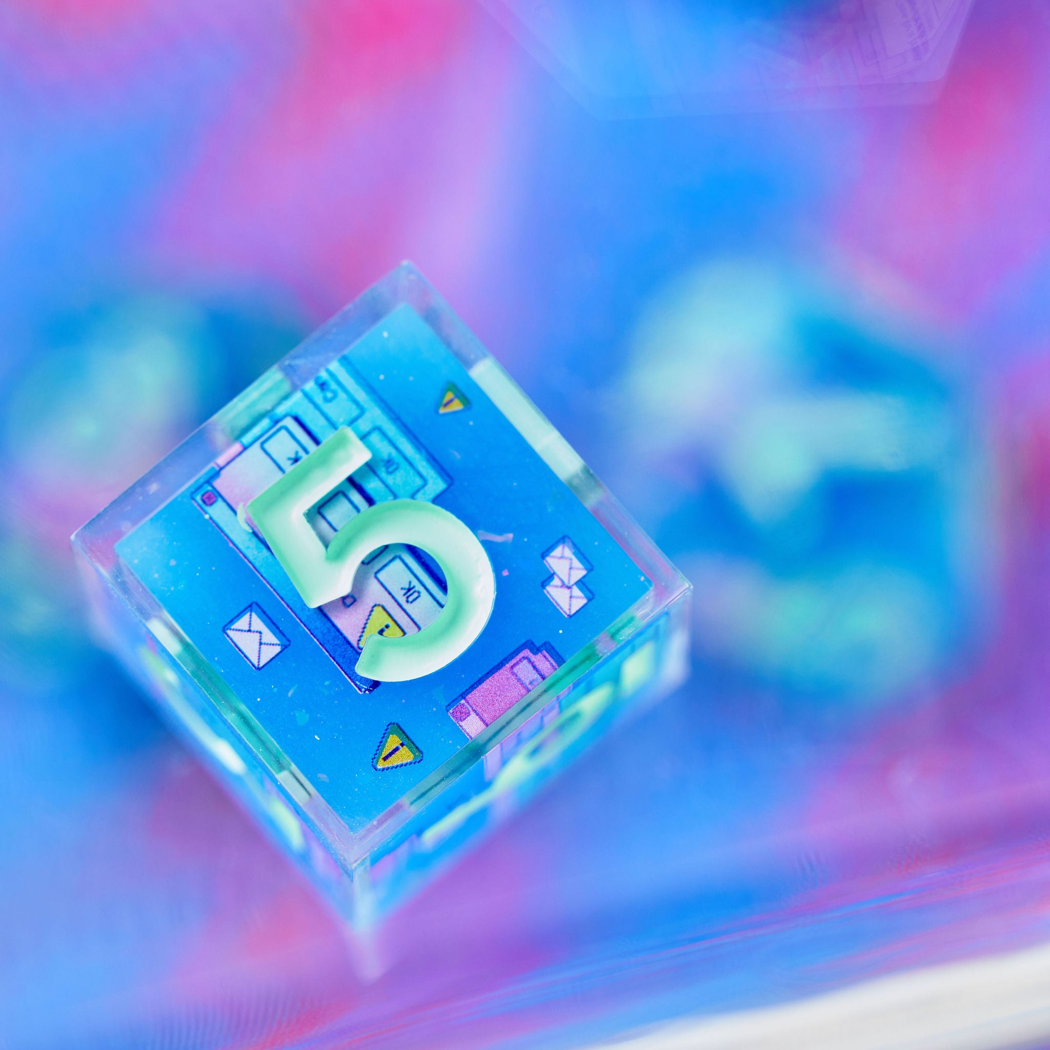 404 Error 7-Piece Iconic Dice Set | Dispel Dice