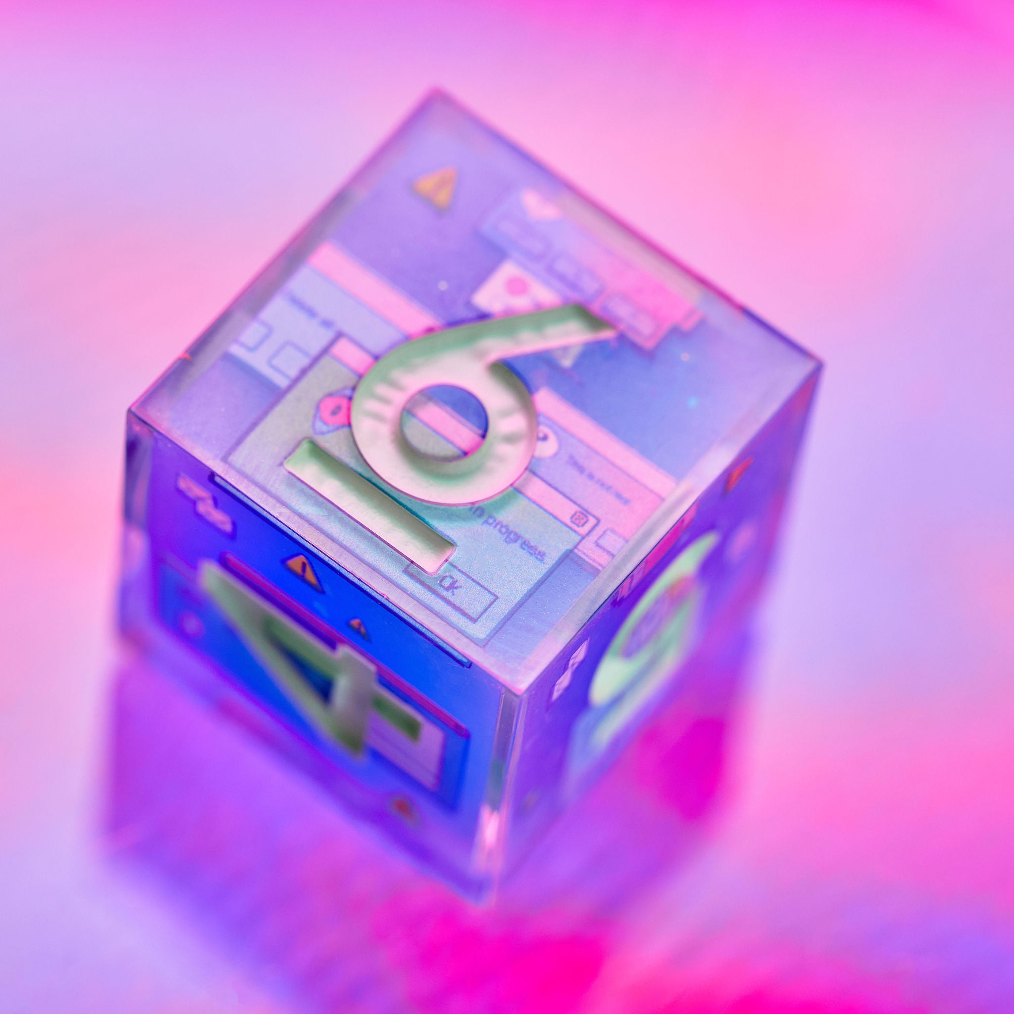 404 Error 7-Piece Iconic Dice Set | Dispel Dice