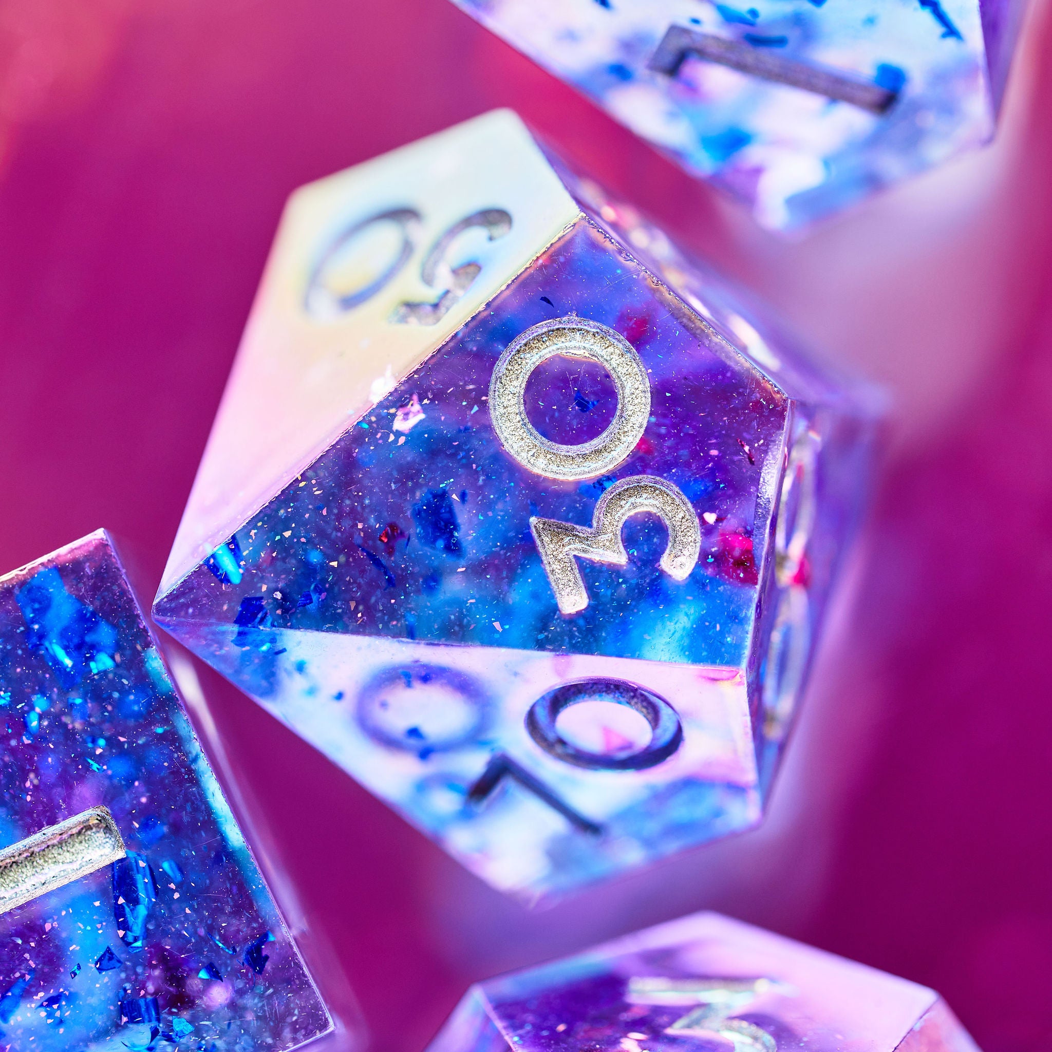 Asteroid Blues 7-Piece Iridescent Set | Dispel Dice