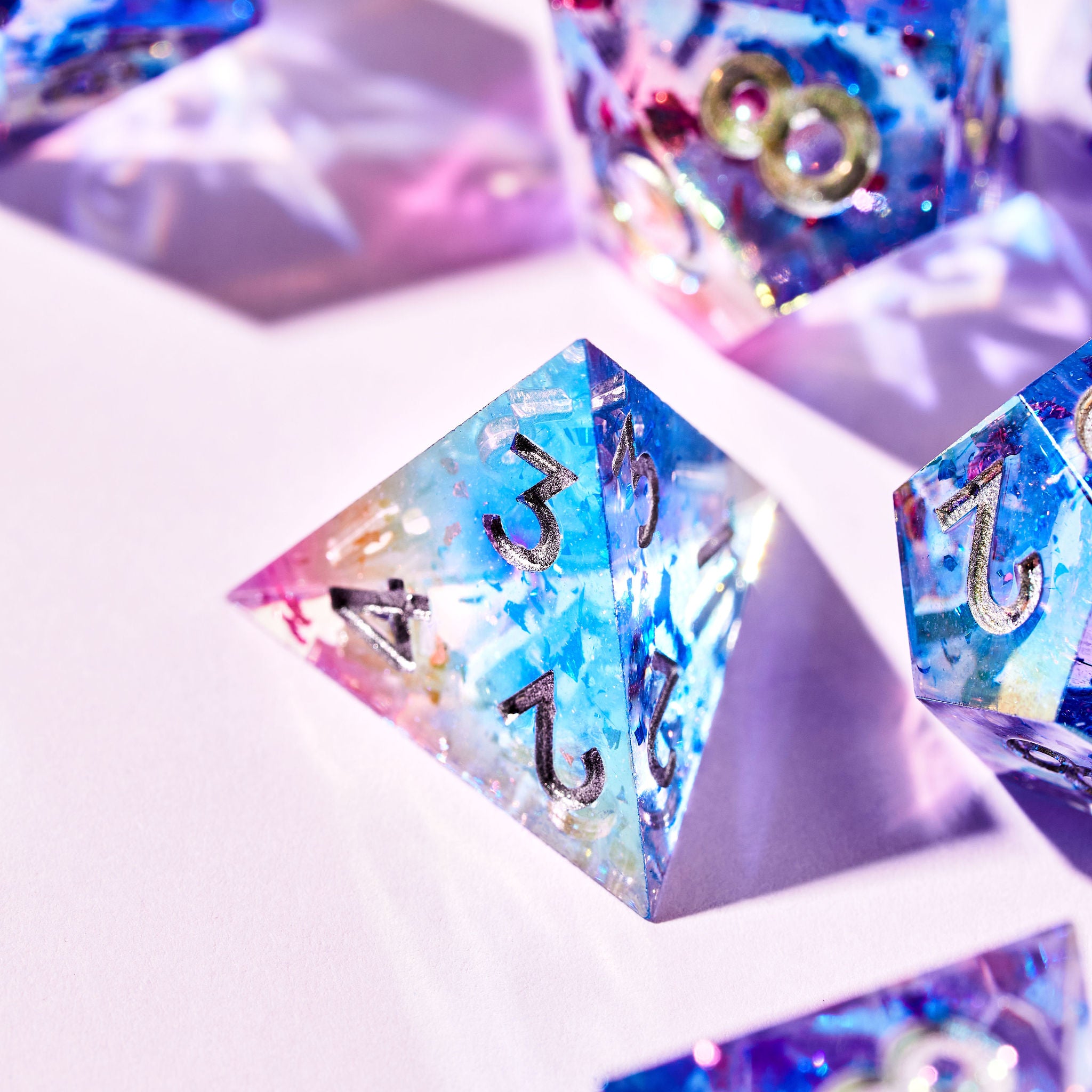 Asteroid Blues 7-Piece Iridescent Set | Dispel Dice