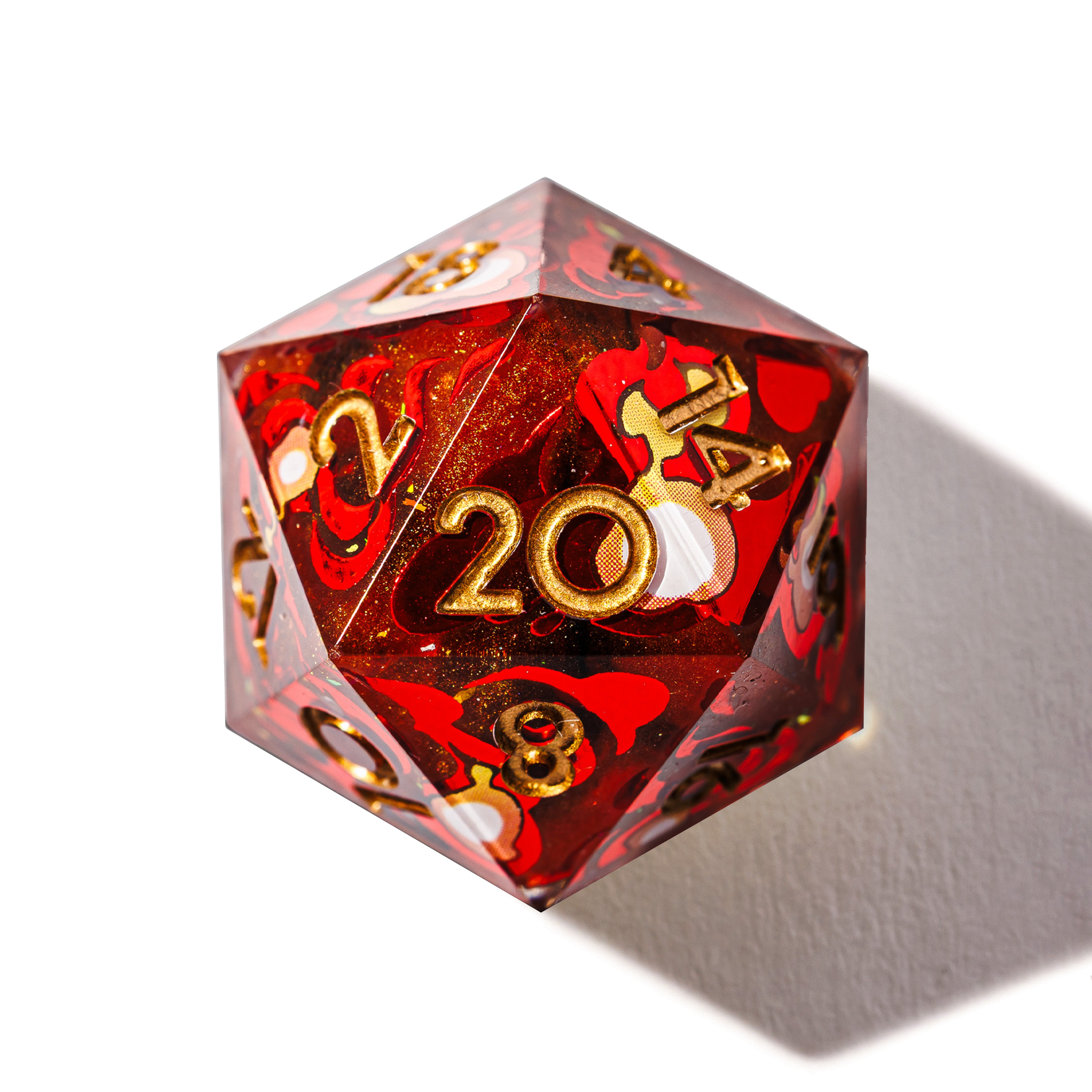 Fireball 7-Piece Iconic Dice Set
