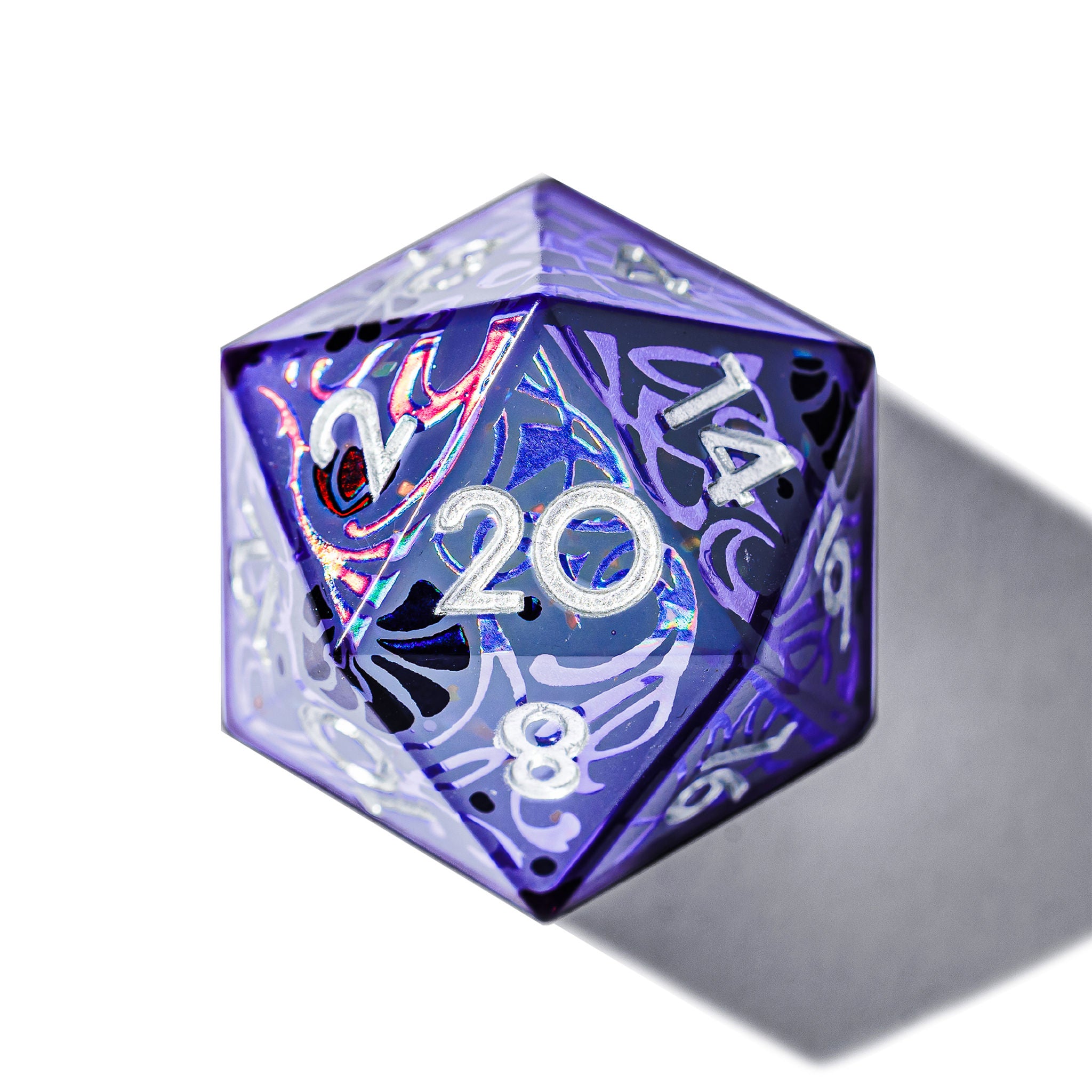 Twilight Portalis 7-Piece Glow In The Dark Iconic Dice Set - Dispel Dice - Premium DnD Dice & Accessories # #