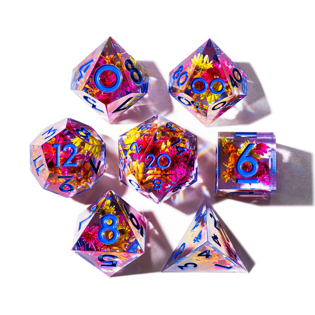 Bouquet 7-Piece Polyhedral Dice Set - Dispel Dice - Premium DnD Dice & Accessories # #